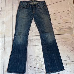 7 for all mankind boot cut jeans.